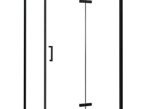 Nexa By Merlyn 8mm Black Frameless Inline Hinge Door Only for Recess - 2000 x 1200mm