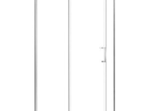 Nexa By Merlyn 8mm Chrome Frameless Left Hand Quadrant Shower Enclosure Single Sliding Door Only - 900 x 900mm
