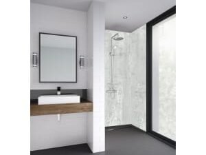 Mermaid Modernist Laminate Single Shower Panel - 2400 x 585mm