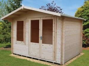 Shire Berryfield 11 x 8ft Double Door Garden Cabin with Assembly