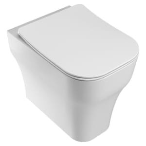 Wickes Siena Easy Clean Back To Wall Furniture Pan & Soft Close Slim Sandwich Seat – 360mm