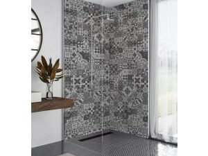 Mermaid Elite Abruzzo 2 Sided Shower Panel Kit - 1200 x 900mm