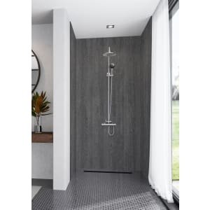 Mermaid Elite Bomarzo 3 Sided Shower Panel Kit – 900 x 900mm