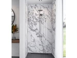 Mermaid Elite Migliore 3 Sided Shower Panel Kit - 1200 x 900mm