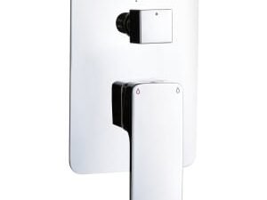 Bristan Square Recessed Concealed Shower Valve with Diverter - Chrome