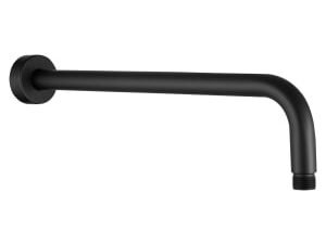 Bristan Round Wall Mounted Black Shower Arm - 370mm