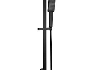 Bristan Square Shower Kit with Single Function Handset - Black