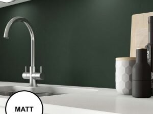 AluSplash Splashback Forest Green 3050 x 610mm - Matt