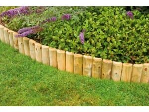 Forest Half Log Timber Border Edging Roll - 150 X 1800 mm