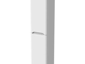 Wickes Malmo Gloss White Wall Hung J Pull Tower Unit - 1600 x 400mm