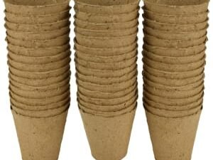 8cm Pack Of 12 Fibre Pots