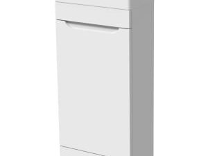 Wickes Malmo Gloss White J Pull Freestanding Vanity Unit & Basin - 850 x 400mm