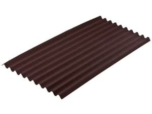 Onduline Classic Brown Bitumen Corrugated Roof Sheet - 950 x 2000 x 3mm