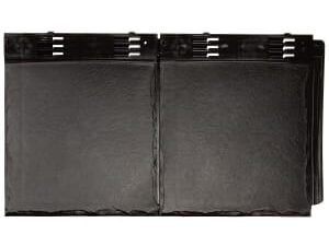 Envirotile Plastic Lightweight Grey Double Tile - 365 x 630 x 12mm