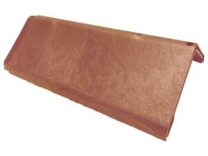 Envirotile Plastic Lightweight Terracotta Main Ridge Cap - 425 x 245 x 6mm