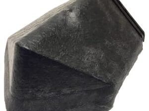 Envirotile Plastic Lightweight Anthracite Hip End Cap - 180 x 165 x 6mm