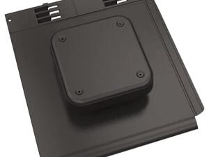 Envirotile Plastic Tile Grey Cowl Vent - 365 x 325 x 12mm