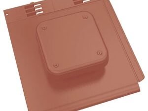 Envirotile Plastic Tile Terracotta Cowl Vent - 365 x 325 x 12mm