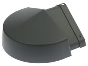 Envirotile Grey Ridge to Apex Cover - 280 x 300 x 6mm