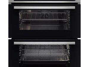 Zanussi ZPCNA7XN Built-Under Double Oven - Stainless Steel