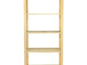 Wickes 5 Tier Pine Shelf Unit - 800mm