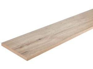 Wickes MFC Embossed Oak Shelf - 18 x 230 x 1200mm