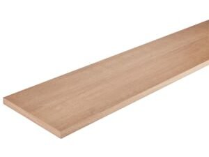 Wickes MFC Trojan Oak Shelf - 18 x 305 x 600mm