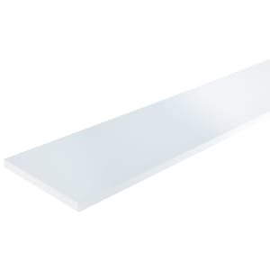 Wickes MFC White Gloss Shelf – 18 x 230 x 1200mm