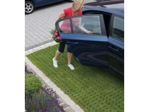 Marshalls Grassguard 130 Textured Driveway Block Paving Earth Brown - Sample