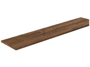Wickes Smoked Black Oil Rustic Oak Shelf - 22 x 230 x 1200mm