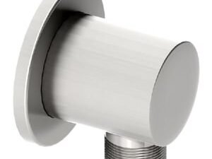 Wickes Round Shower Wall Outlet - Chrome