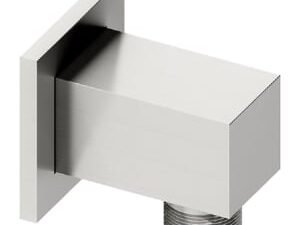 Wickes Square Shower Wall Outlet - Chrome