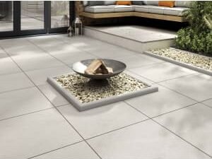 Marshalls Sawn Sandstone Smooth Grey Multi Paving Slab 600 x 600 x 22mm - Pack of 38