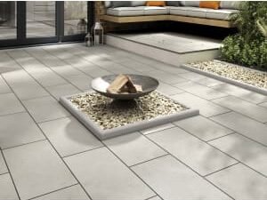 Marshalls Sawn Sandstone Smooth Grey Multi Paving Slab 600 x 300 x 22mm - Pack of 72