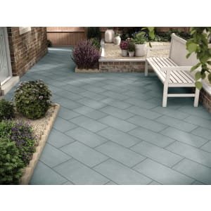 Marshalls Limestone Textured Blue Multi Paving Slab 600 x 300 x 22mm – Pack of 72