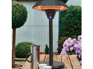 Charles Bentley 2000W Electric Table Top Outdoor Patio Heater