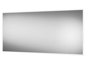 Brisbane Colour Changing Matt Black LED Mirror - 1200 x 600mm