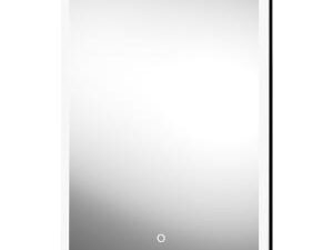 Sensio Lyttleton Colour Changing Recessed Matt Black LED Mirror Cabinet - 700 x 500mm