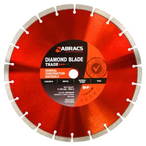 Abracs GP ABDD30020M Diamond Segmented Petrol Saw Blade – 300 x 10 x 20mm