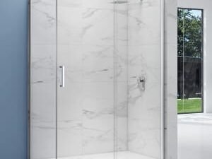 Nexa By Merlyn 8mm Chrome Frameless Sliding Shower Door Only - 2000 x 1100mm