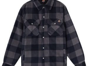 Dickies Blue & Black Portland Checked Padded Shirt - M