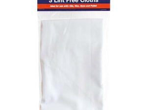 Rustins Lint Free Cloths - 300 x 300mm - Pack of 3