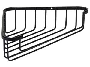 Croydex Rust Free Black Corner Basket - 280mm