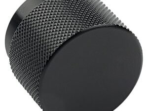 Wickes Raglan Knob Black Handle - 30 x 38mm