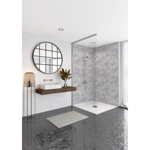 Mermaid Elite Serpentine Stone Tongue & Groove Single Shower Panel – 2420 x 1200mm