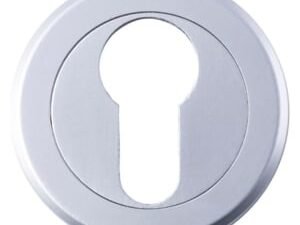 Serozzetta Euro Profile Escutcheon - Satin Chrome