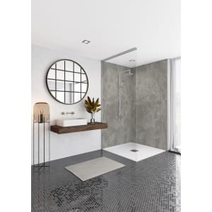 Mermaid Elite Scafell Slate 2 Sided Shower Panel Kit – 1200 x 900mm