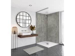 Mermaid Elite Scafell Slate 2 Sided Shower Panel Kit - 1700 x 900mm