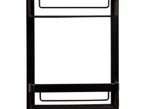 Croydex Large 2 Tier Bathroom Storage Basket - Black