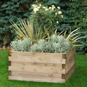 Forest Garden Caledonian Square Raised Bed – 420 x 900 x 900mm